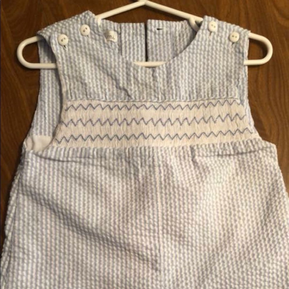 Boys Smocked Romper
